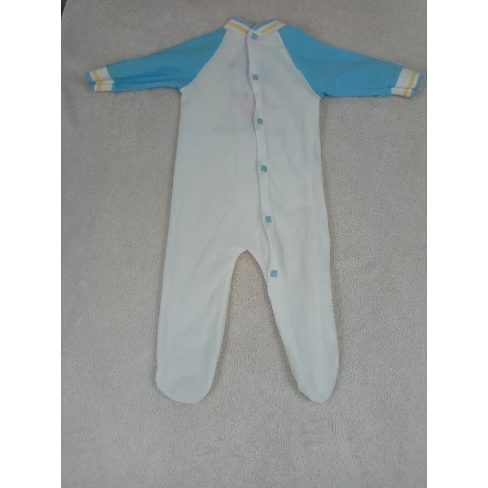Vintage Donald Duck Jump Suit Baby Sleeper 0-3 Months Retro Disney One Piece Fit